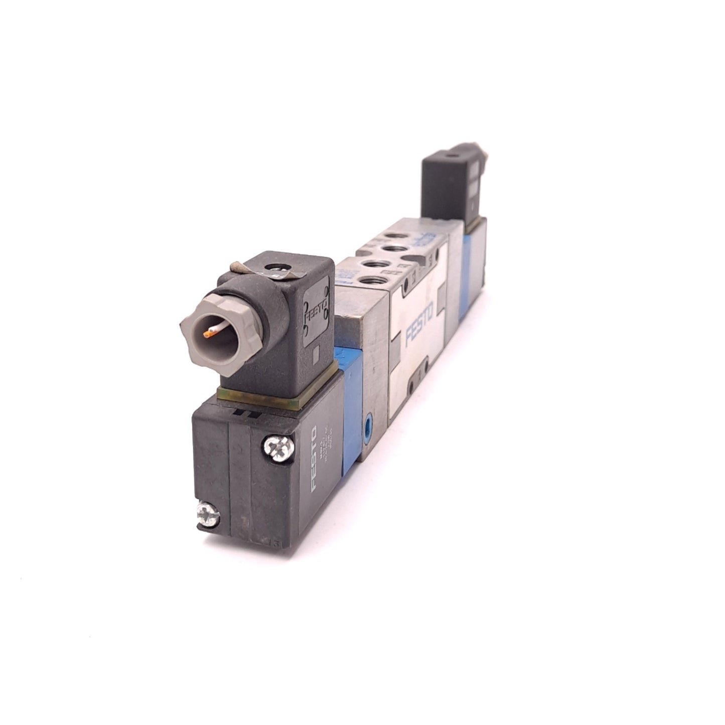 Used Festo MVH-5/3G-1/8-B Solenoid Valve 1/8"NPT 24VDC 40-145 PSI 3-10 Bar
