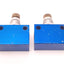 Used Lot of 2 Festo GR-1/8-0.1-10 Flow Control Valve 0.1 to 10 Bar, 1/8 R Thread