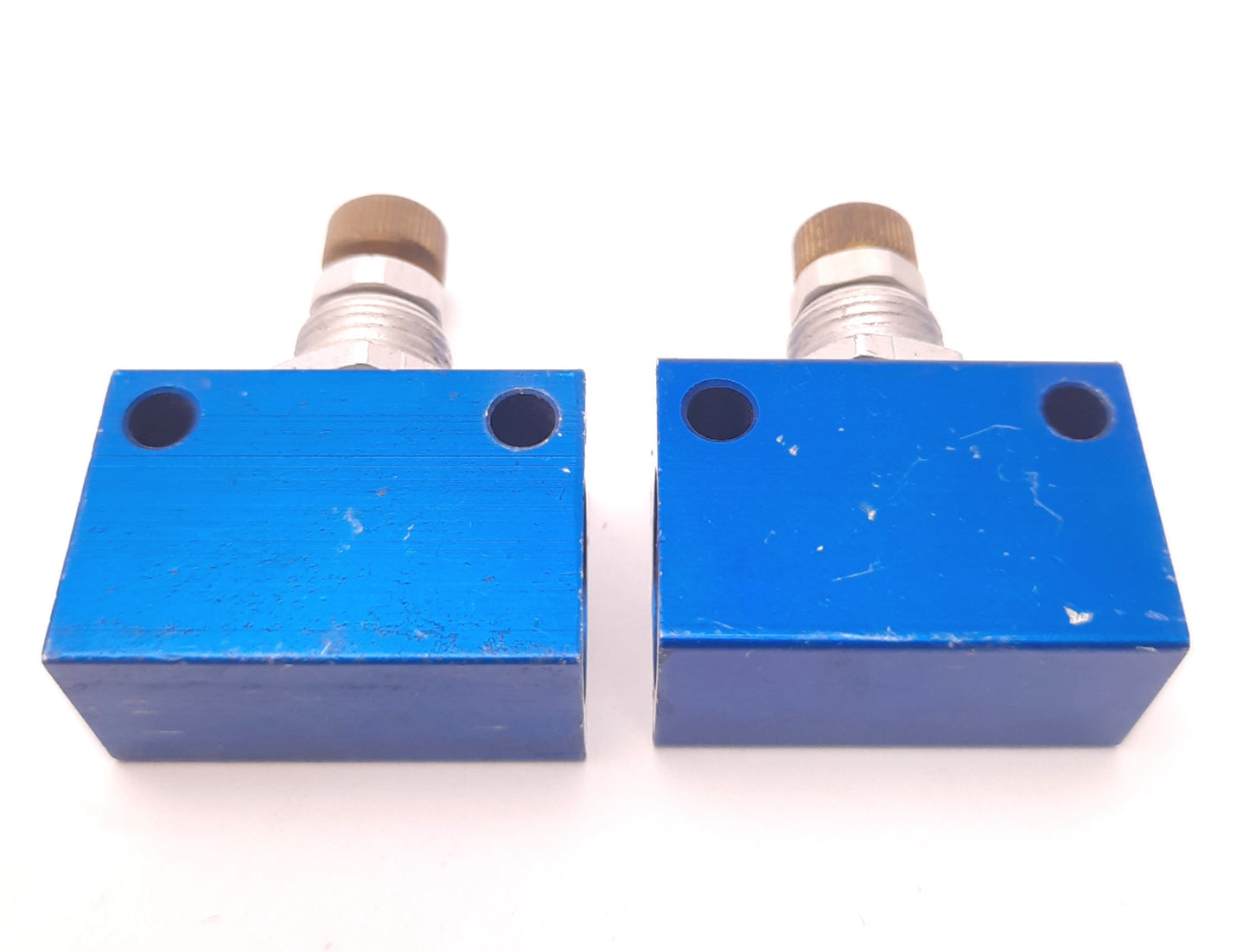 Used Lot of 2 Festo GR-1/8-0.1-10 Flow Control Valve 0.1 to 10 Bar, 1/8 R Thread