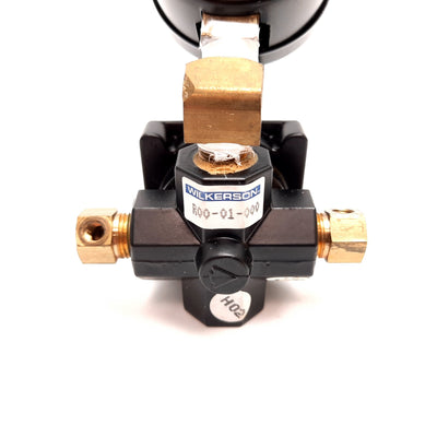 Used Wilkerson R00-01-000 Pressure Regulator, 1/8" NPT, 300psi Max, 0-160psi Gauge