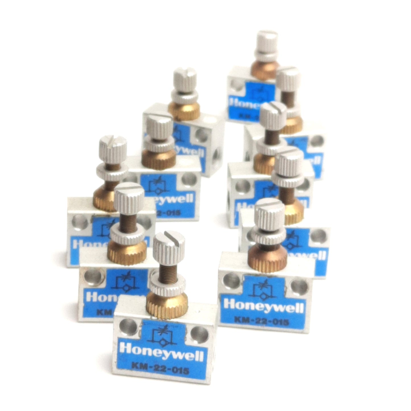 Used Lot of 10 Honeywell KM-22-015 Flow Control Valve, Ports: M5, 115psi Max