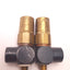 Used Lot of 3 Festo GRL-10UNF Flow Control Valve, 3 to 10 Bar, 10-32UNF, One-Way
