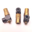 Used Lot of 3 Festo GRL-10UNF Flow Control Valve, 3 to 10 Bar, 10-32UNF, One-Way