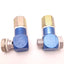 Used Lot of 2 Festo Banjo Fitting with Hollow Bolt, 1/4" Size, with 1/4" Brass Insert