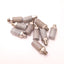 Used Lot of 10 Pneumatics Plus SSBM08 Stainless Steel Exhaust Muffler, 10-32, 5/16"