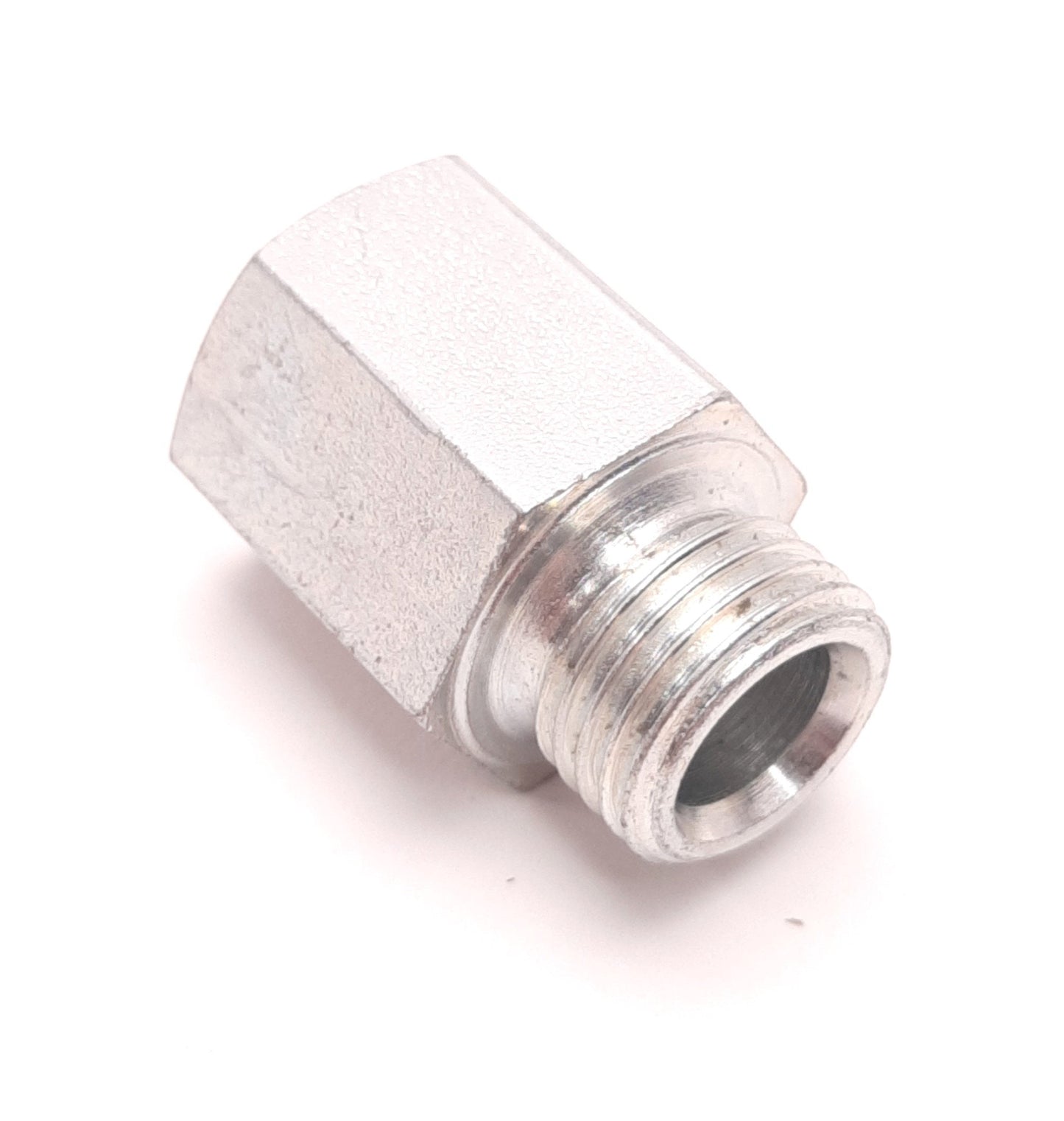 Used Festo NPFV-AF-G14-N14-MF Adapter, G1/4 Male to 1/4NPT Female, 2 to 8 Bar