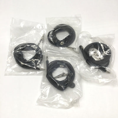 New Lot of 4 Wescorp Static Control Grounding Wrist Straps 10ft w/Alligator Clip