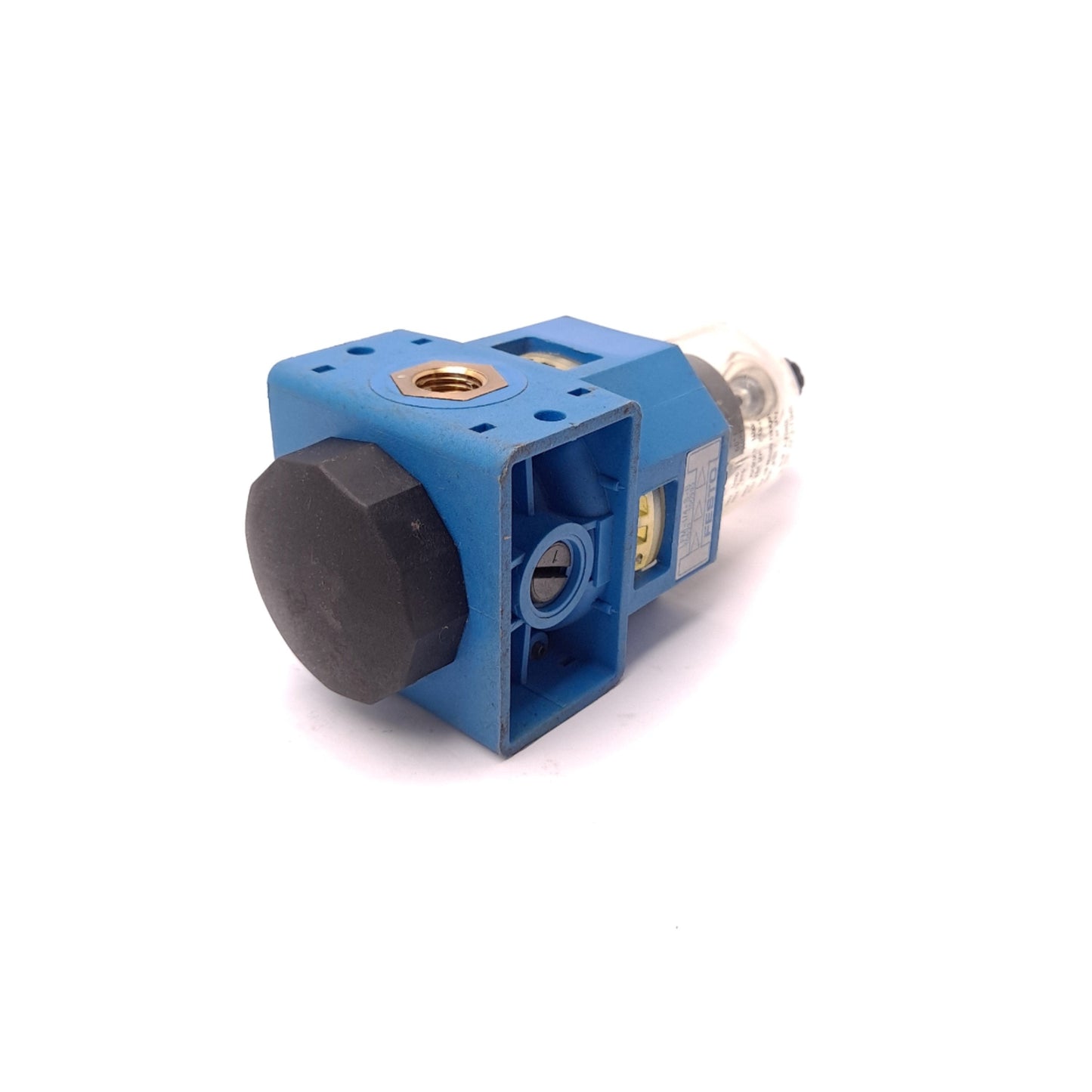 Used Festo LFM-1/4-S-B Compressed Air Filters With Auto Drain 200 PSI 14 Bar 1/4".