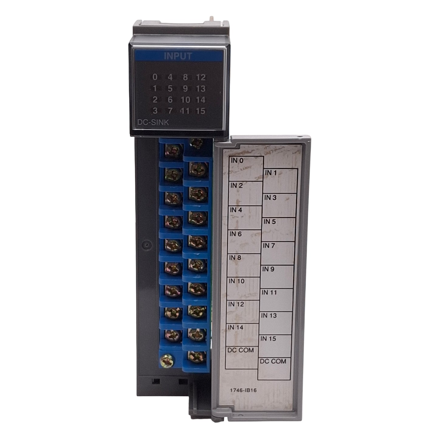 Used Allen Bradley 1746-IB16 Ser C SLC 500 Digital Input Module 16x Inputs 10-30V