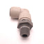Used Lot Of 10 John Guest PI091222S, NSF-51, 90° Elbow Adapter 3/8" tube to 1/4" NPT
