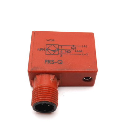 Used Barrington Automation PRS-Q Sensing Switch, NPN, 10-60VDC, 4-Pin M12 Male