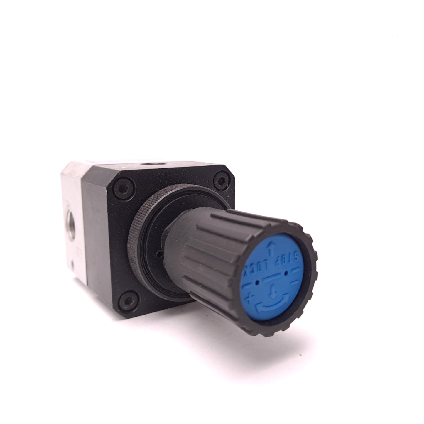Used Festo LRP-1/4-0.7 Pressure Regulator, Inlet: 12bar, Outlet: 0.7bar, Ports: G1/4