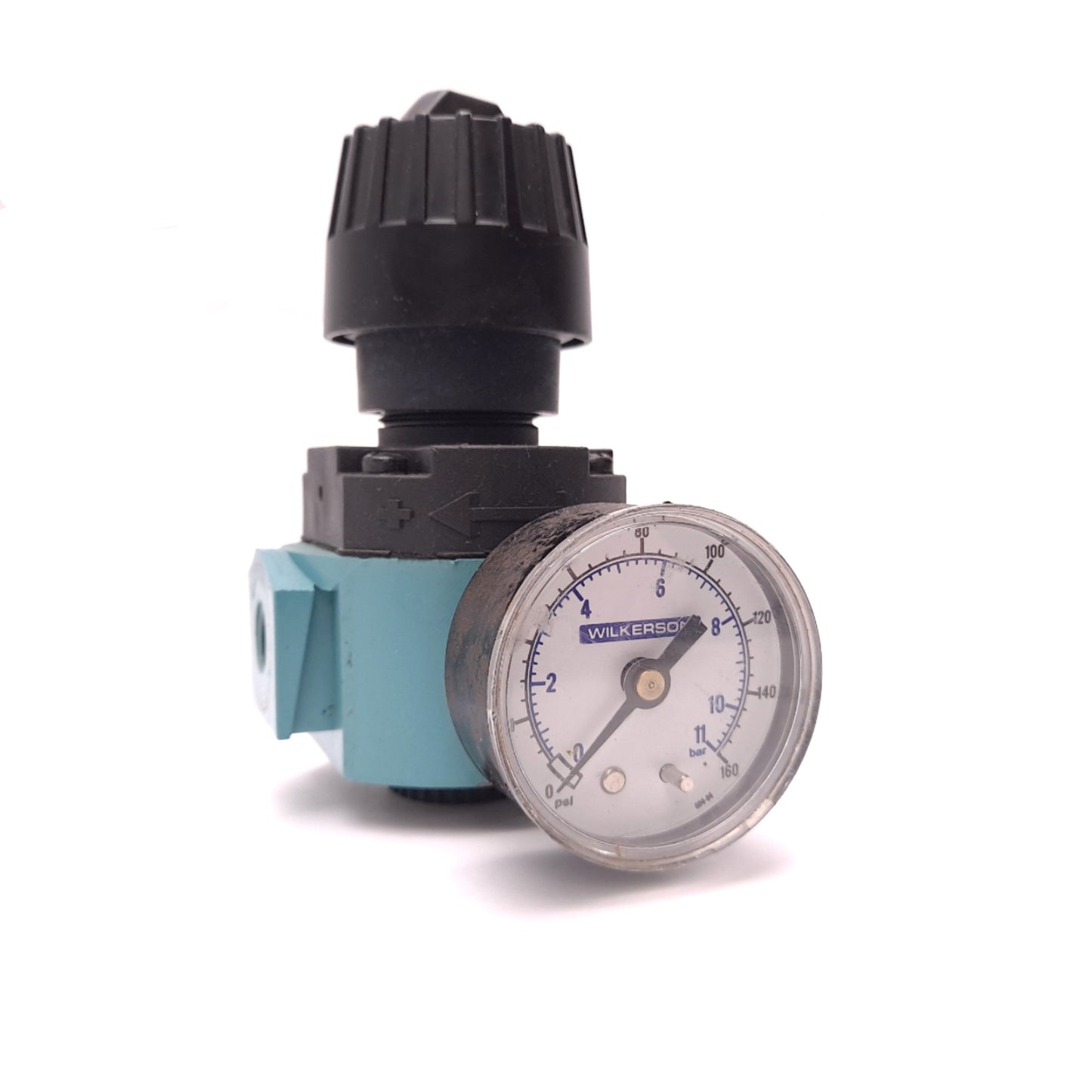 Used Wilkerson R16-02-000A Air Regulator W/0-160 Gauge 1/4" NPT 0-125 PSI