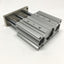Used SMC MGPA40TN-50Z Ball Bearing Compact Guide Cylinder, 40mm Bore, 50mm Stroke