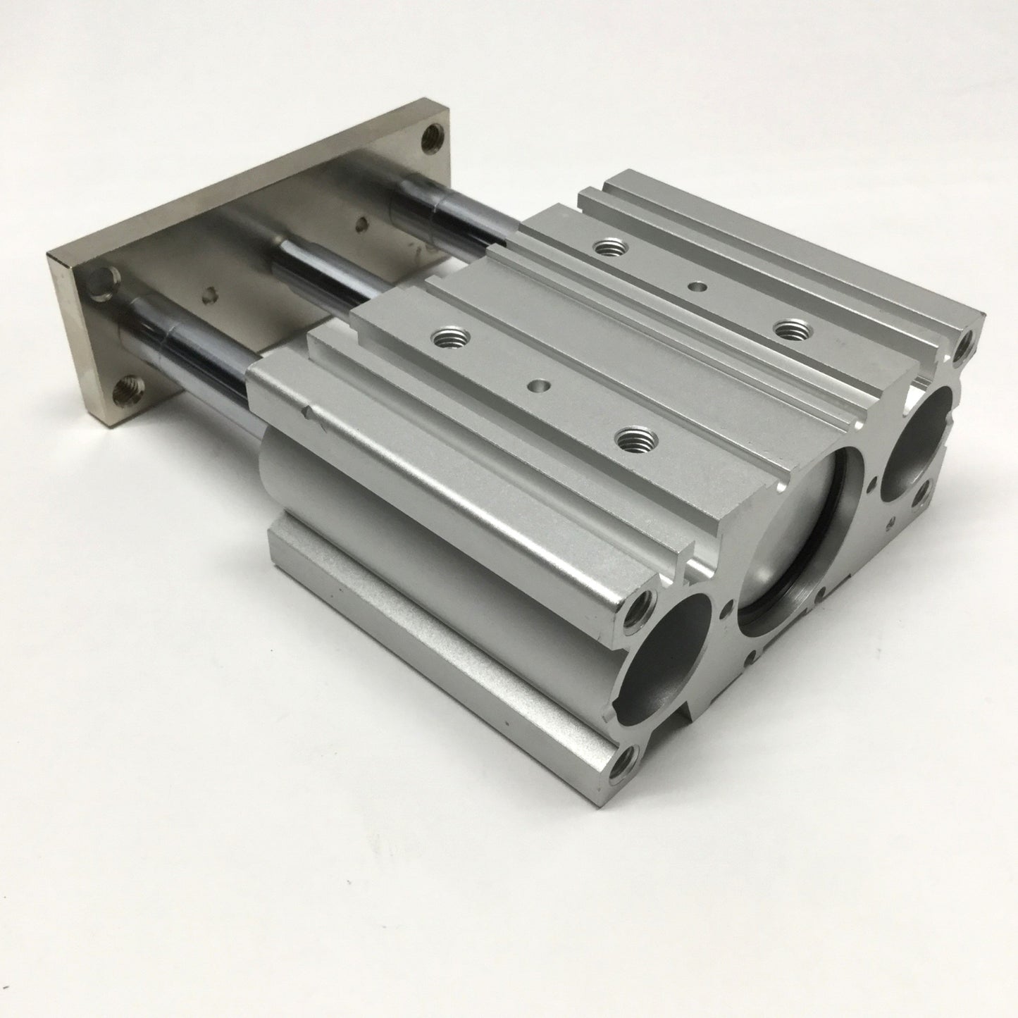 Used SMC MGPA40TN-50Z Ball Bearing Compact Guide Cylinder, 40mm Bore, 50mm Stroke
