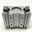 Used SMC MGPA40TN-50Z Ball Bearing Compact Guide Cylinder, 40mm Bore, 50mm Stroke
