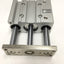 Used SMC MGPA40TN-50Z Ball Bearing Compact Guide Cylinder, 40mm Bore, 50mm Stroke