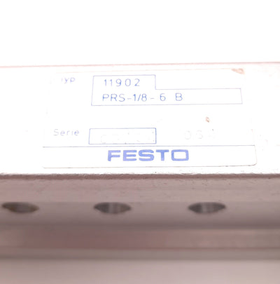 Used Festo PRS-1/8-6 B Manifold, 6-Slots, Ports: G 3/8