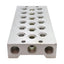 Used Festo PRS-1/8-6 B Valve Manifold Block, Aluminum, 6-Station, G3/8 Ports