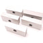 Used Lot of 5 Festo PRSB-1/8 Blanking Manifold Plate, G1/8 Thread, 56mm x 25mm x 15mm