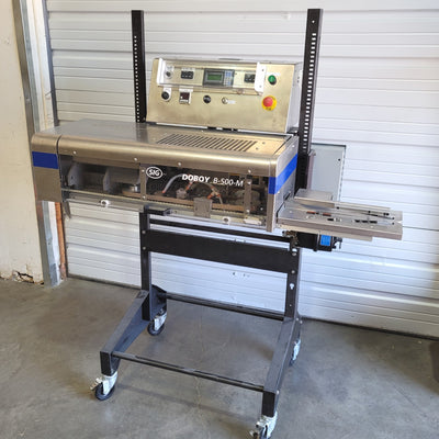 Used DOBOY SIG B-500M Medical Grade Continuous Band Sealer 1000ipm, 1/4" Seal, 115VAC
