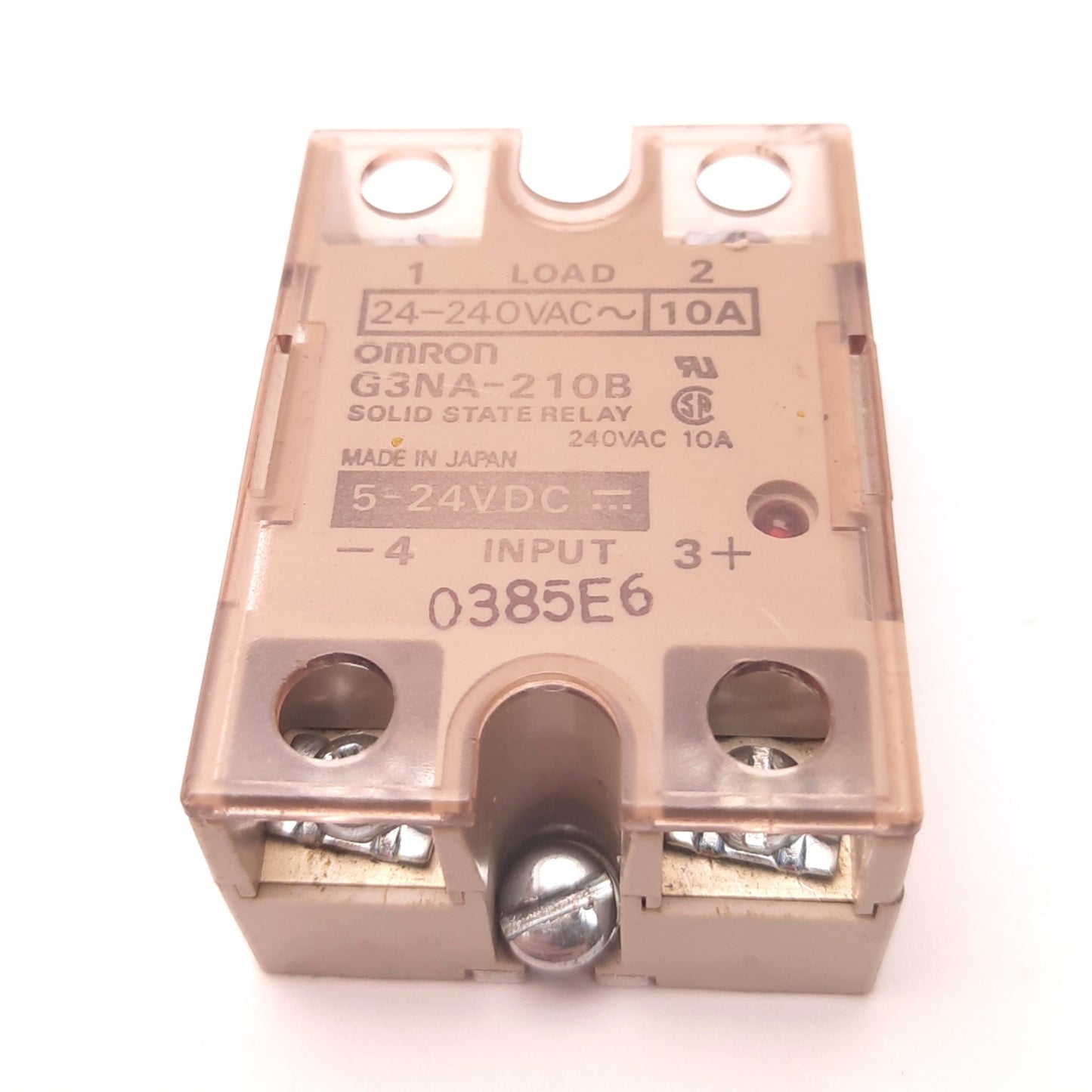 Used Omron G3NA-210B Solid State Relay Input 100 to 120v AC, Load 24 to 240v AC 10 A