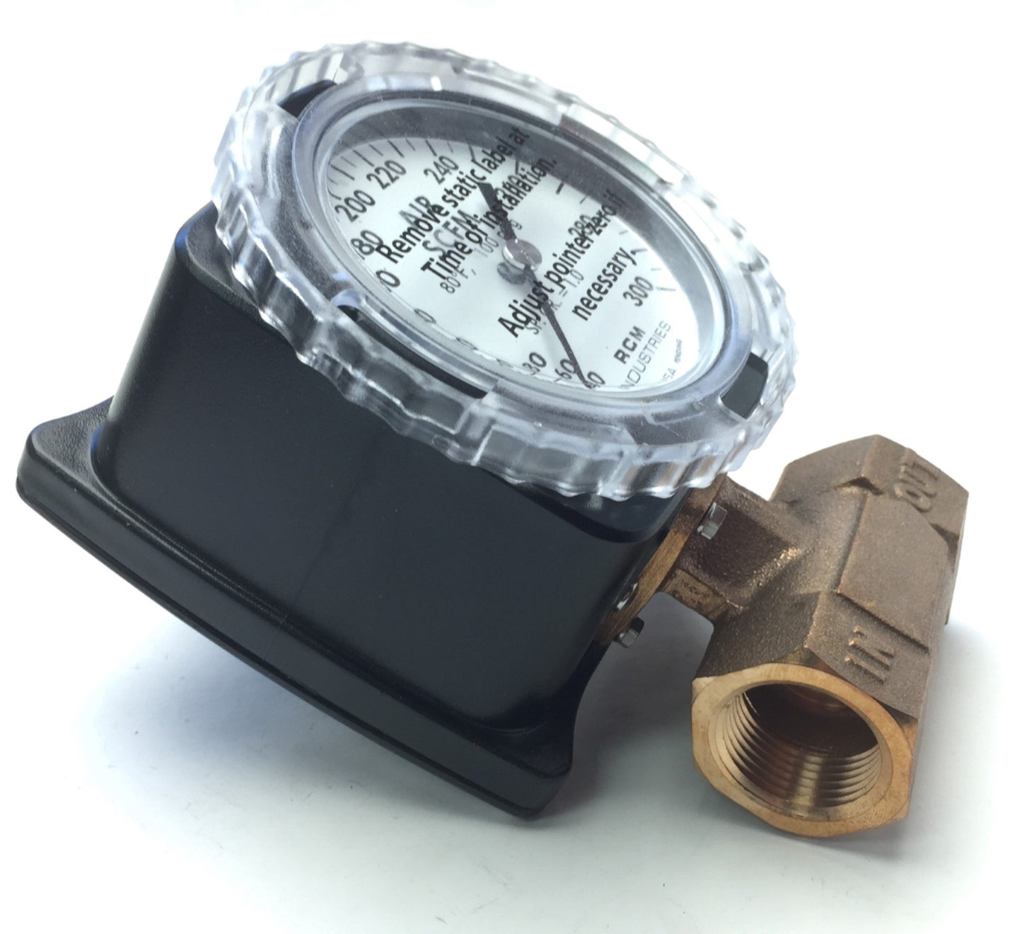 New RCM Industries 1-71-R-300-I Differential Pressure Flow Meter, 180PSIG Max, 212°F