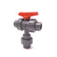 New – Open box Chemtrol S45M3-V PVC Ball Valve 150 PSI 3 Way 3 Position 6 x 4.5 x 2"