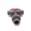 New – Open box Chemtrol S45M3-V PVC Ball Valve 150 PSI 3 Way 3 Position 6 x 4.5 x 2"