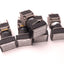 Used Lot of 5 Alcoswitch 164TL Illuminated Rectangular Pushbutton 5A 250VAC