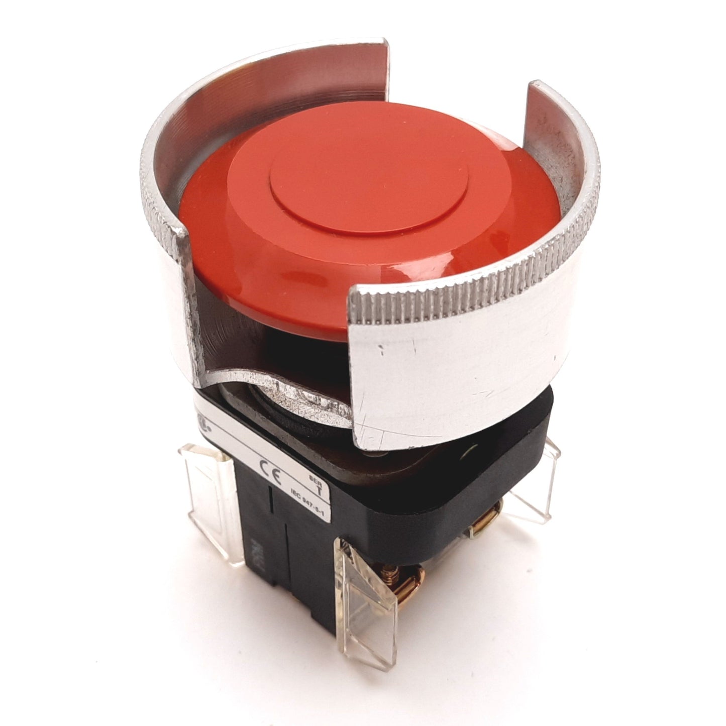 Used Allen Bradley 800T-FX-A5 & 800T-XD4 E-Stop Push Button N.C. Contact Voltage 600V