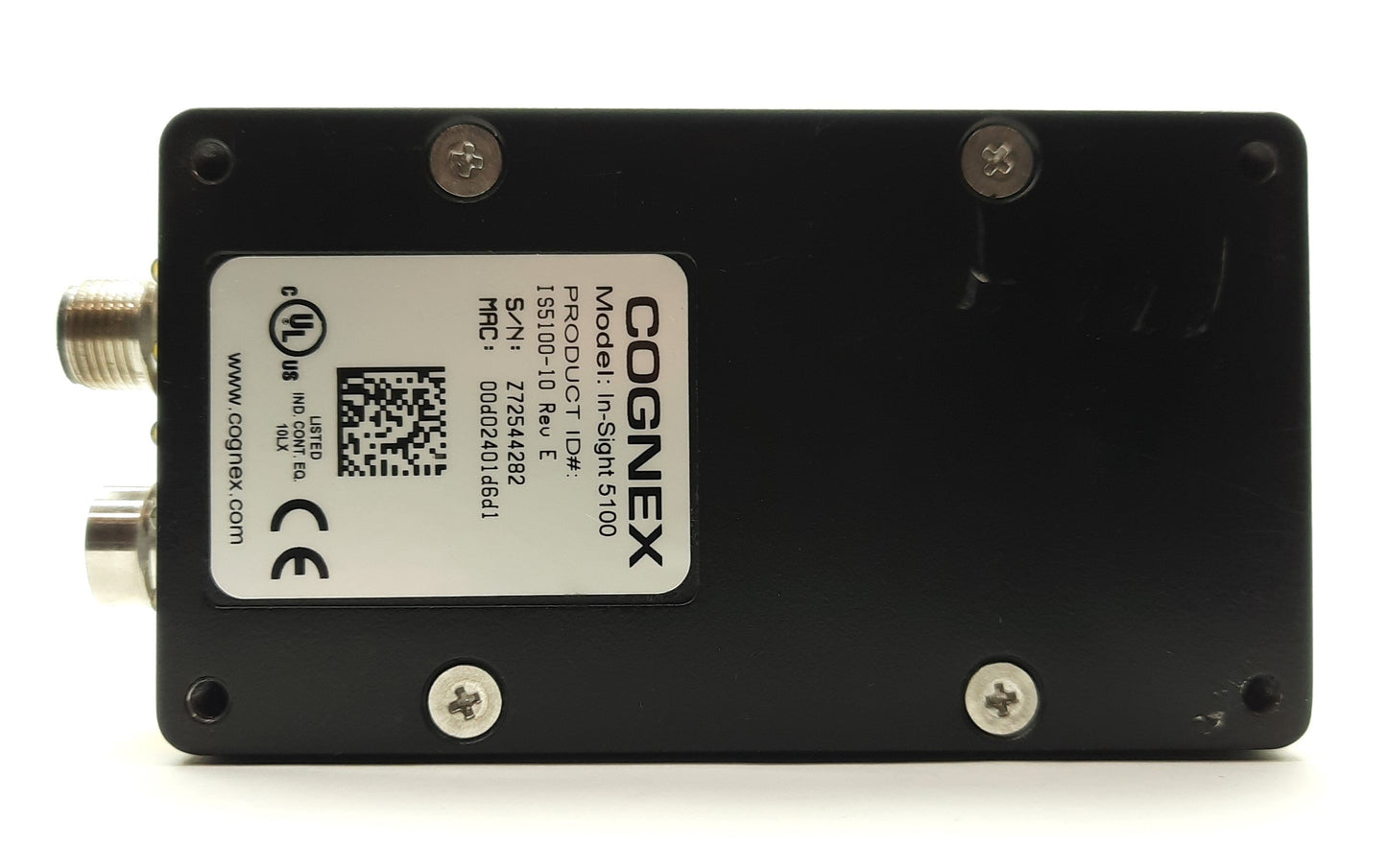 Used Cognex IS5100-10 In-Sight 5100 Machine Vision Camera 1/3 CCD B/W 640 x 480 24VDC