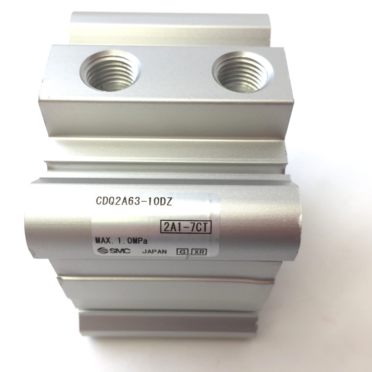 New – Open box SMC CDQ2A63-10DZ Compact Double Acting Pneumatic Cylinder 63mm Bore, 10mm Stroke