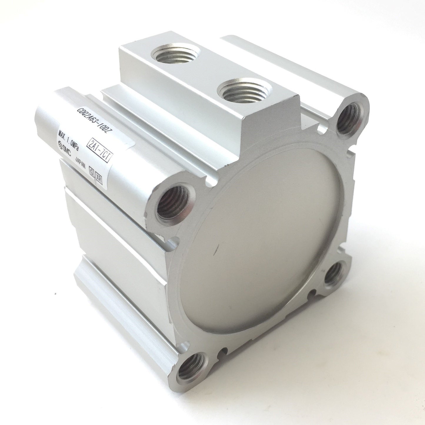 New – Open box SMC CDQ2A63-10DZ Compact Double Acting Pneumatic Cylinder 63mm Bore, 10mm Stroke