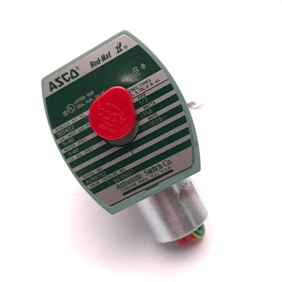 New Asco RedHat 8210G37 Solenoid Valve 24 VDC 2W NC 5-40 PSI Gas 1-40 PSI Water