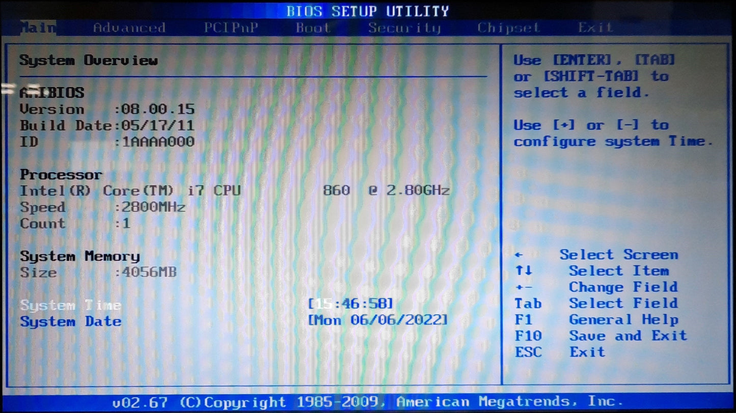 Used DFI PT630 Motherboard & CPU, Intel i7-860 2.8Ghz, 4GB RAM, PCIe x16/1/4, 3x PCI
