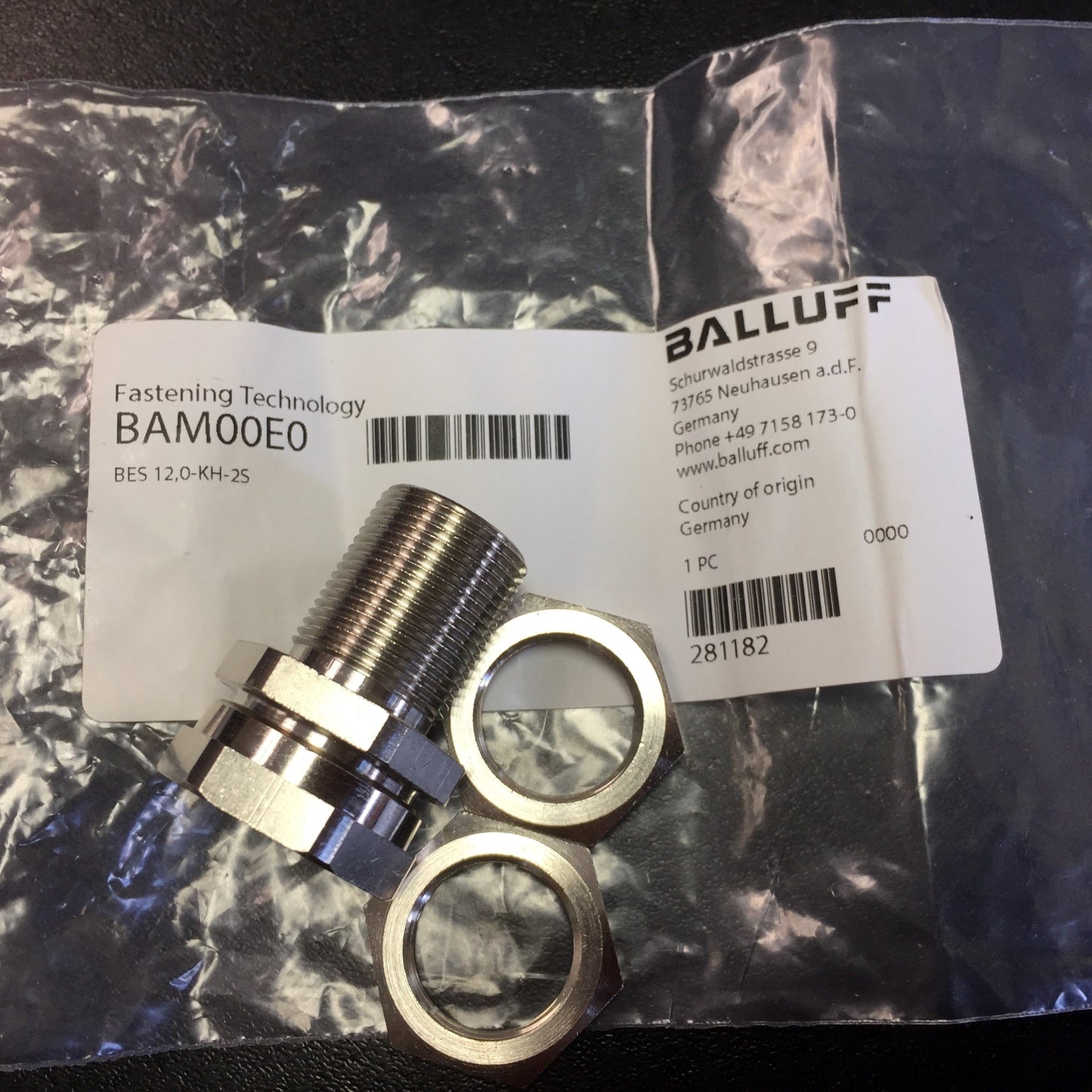 New Lot of 4 Balluff BAM00E0 Proximity Sensor Mounts w/Positive Stops Ø22 x 34mm