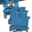 Used Lot of 33 Phoenix Contact UK5N BU Feed-Through Terminal Blocks, Blue, 600V 30A