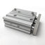 Used SMC MGPM16-40Z Compact Guided Pneumatic Cylinder Bore: 16mm, Stroke: 40mm, M5