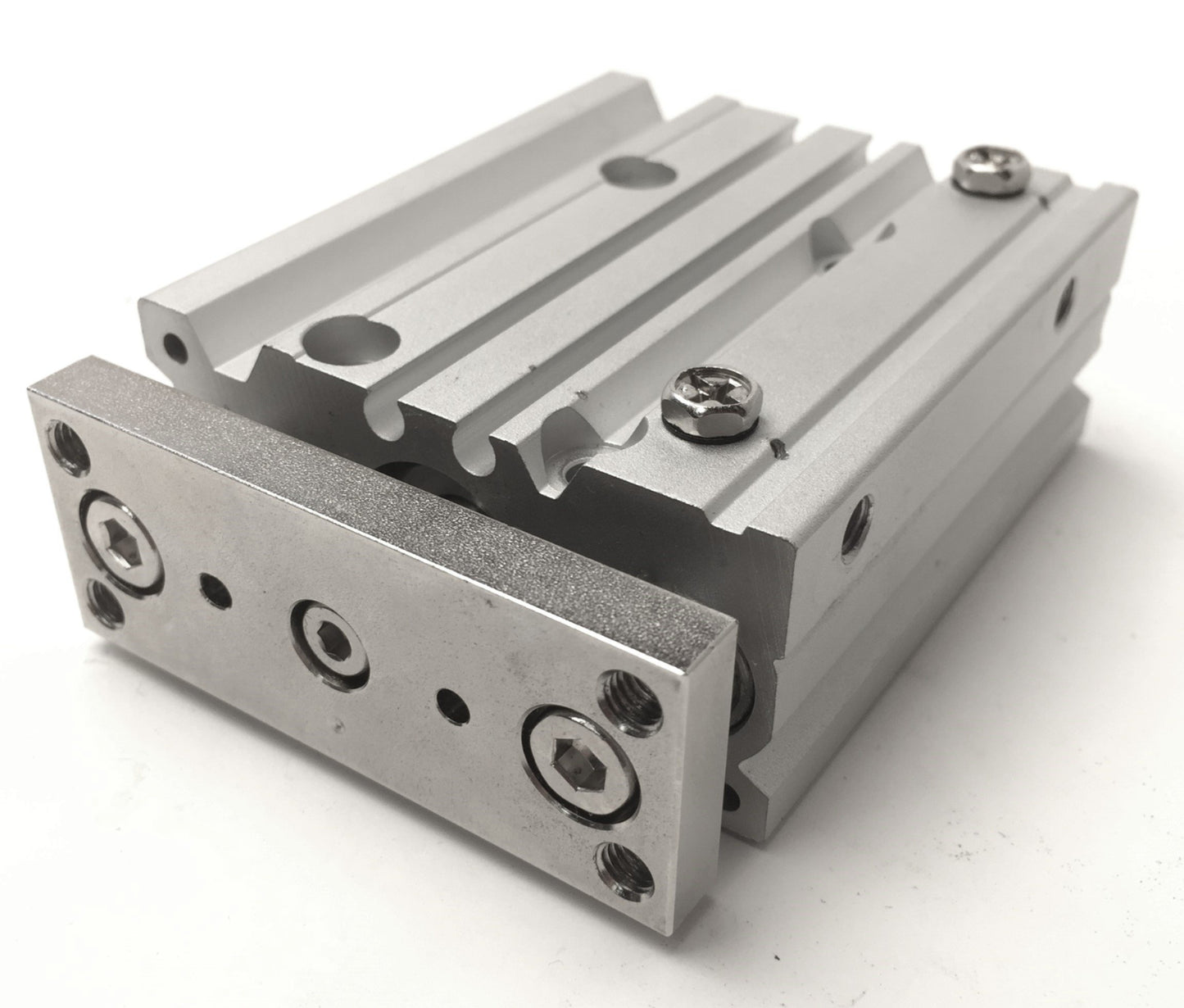 Used SMC MGPM16-40Z Compact Guided Pneumatic Cylinder Bore: 16mm, Stroke: 40mm, M5