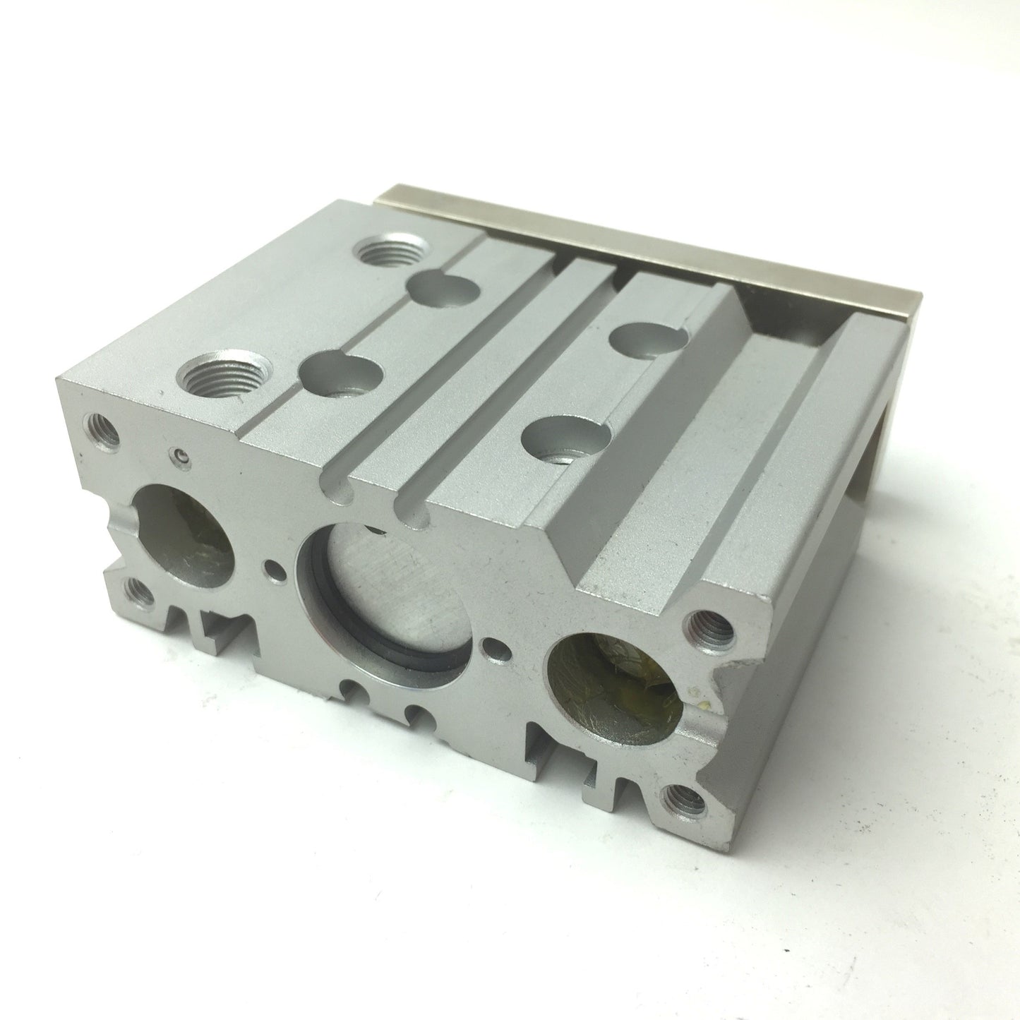 Used SMC MGPM20-20Z Compact Guided Pneumatic Air Cylinder Bore: 20mm, Stroke: 20mm