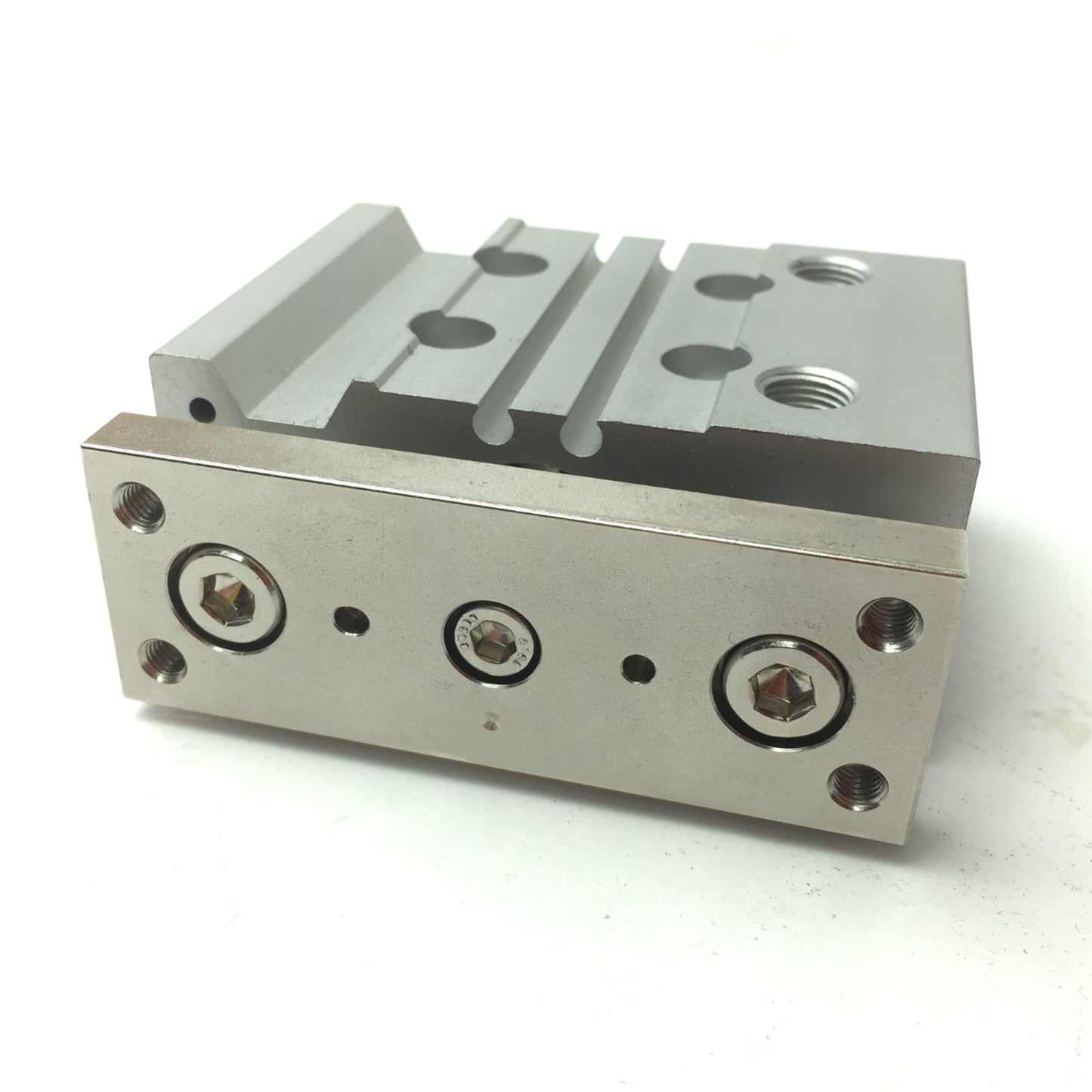 Used SMC MGPM20-20Z Compact Guided Pneumatic Air Cylinder Bore: 20mm, Stroke: 20mm
