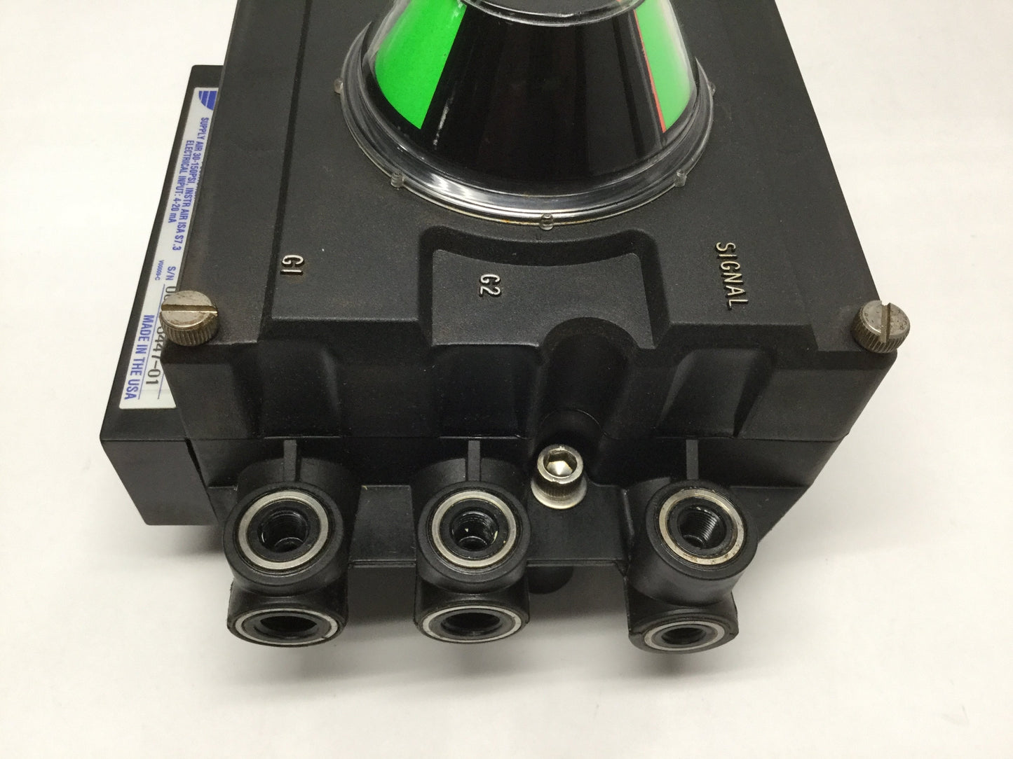 Used VRC VP900 Pneumatic Valve Positioner Actuator 90° Domed Lens, Linear, 30-150psi