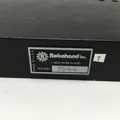 Used Robohand PS-4-4 Guided Pneumatic Linear Slide Double-Acting Cylinder, 4" Stroke