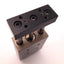 Used PHD SA022X1-J2-304 Compact Thruster Slide 1" Travel, M5x0.8 Ports, Tool Plate
