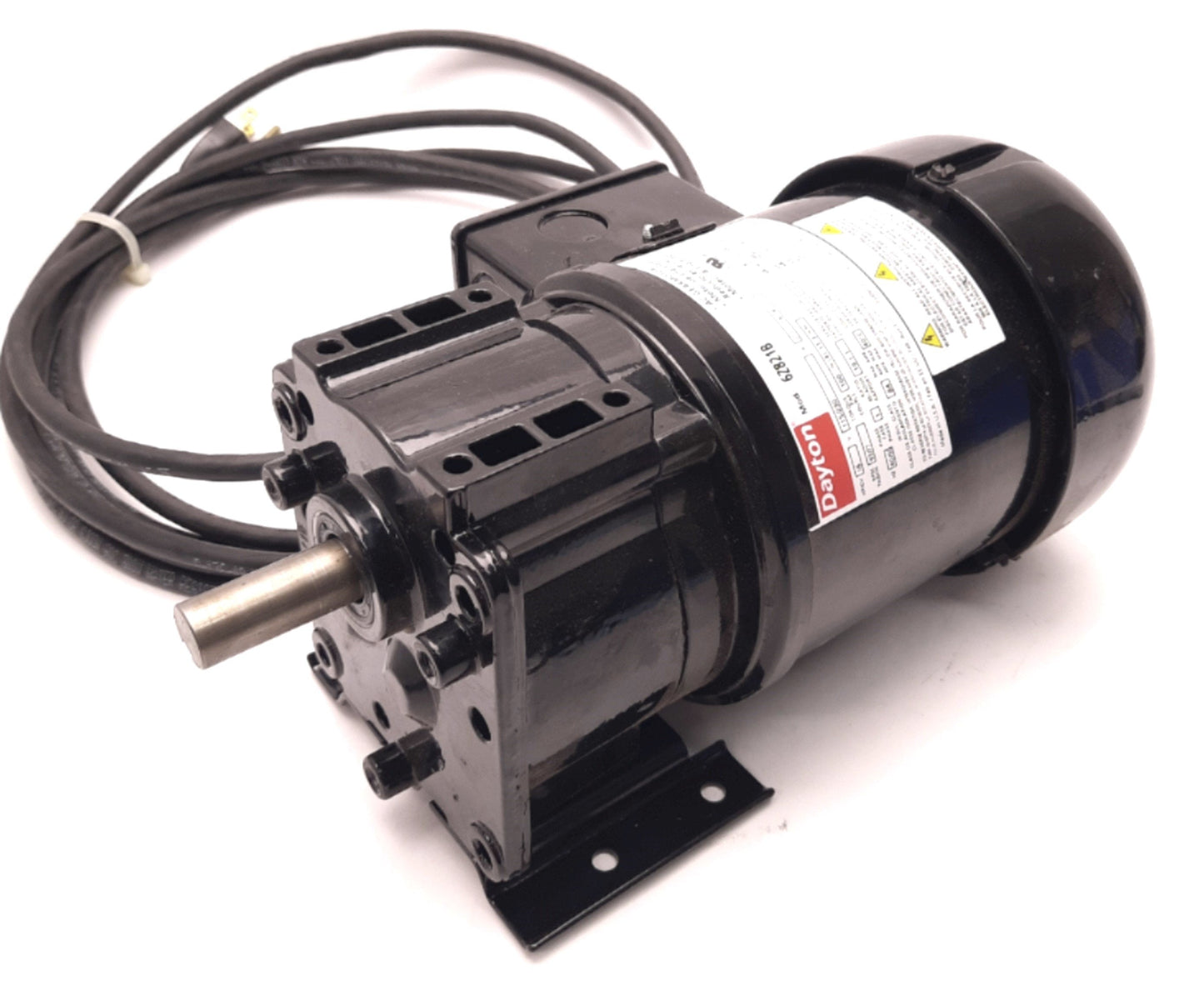 New – Open box Dayton 6Z821B AC Gearmotor 19.1:1 Ratio 1/6HP 100inlb 93RPM 5/8" Shaft 115/230V
