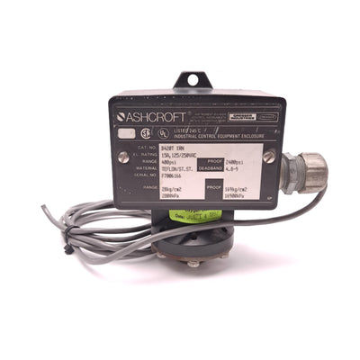 Used Ashcroft B420T Pressure Switch NEMA 4X 125/250 VAC 15A 1/4" NPT