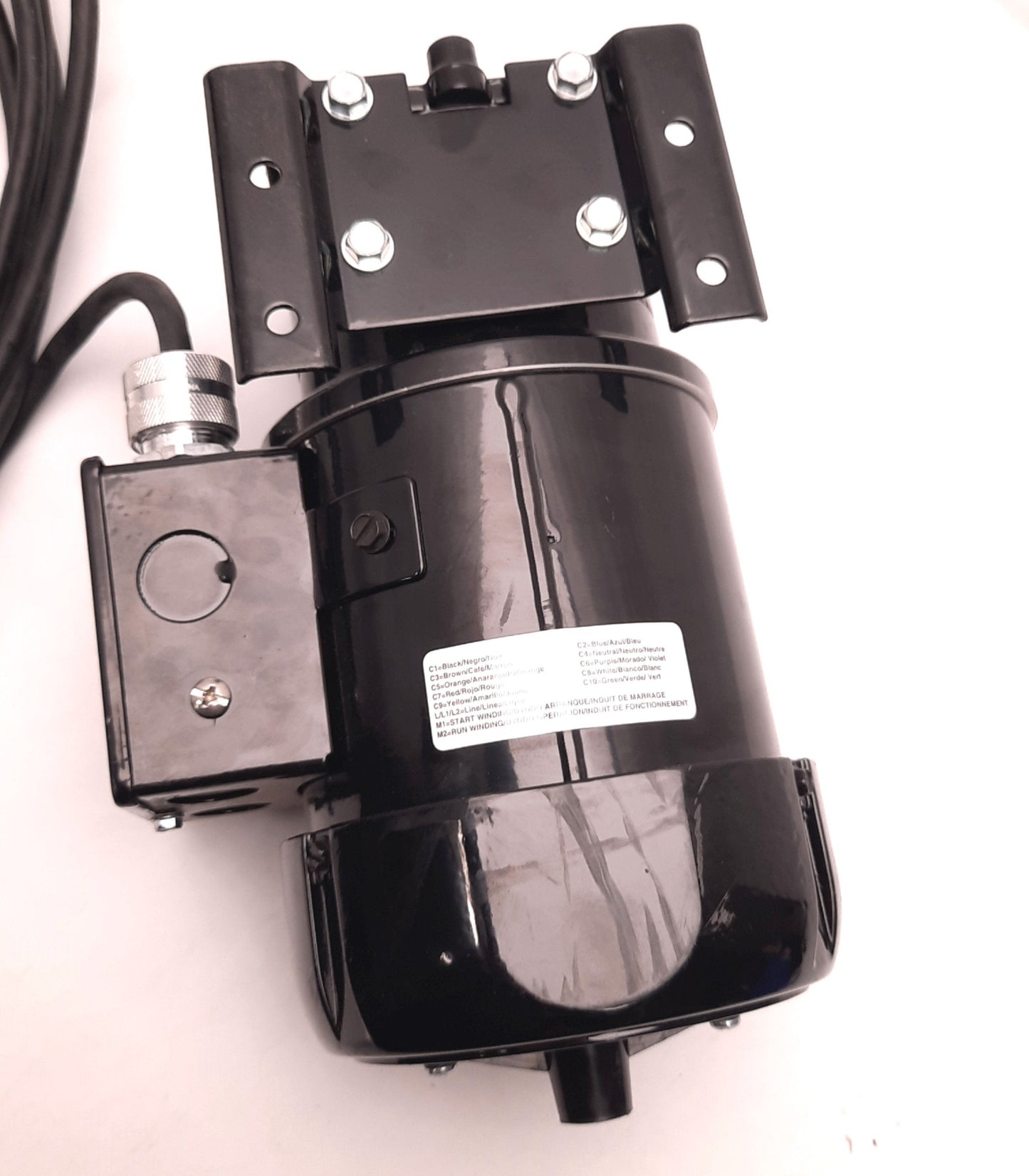 New – Open box Dayton 6Z821C AC Gearmotor 19.1:1 Ratio 1/6HP 100inlb 93RPM 5/8" Shaft 115/230V