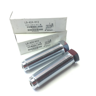 New – Open box Lot of 2 MiSUMi LB-A24-H13 Leveling System, Adjusting Bolts w/Holes Length: 80mm