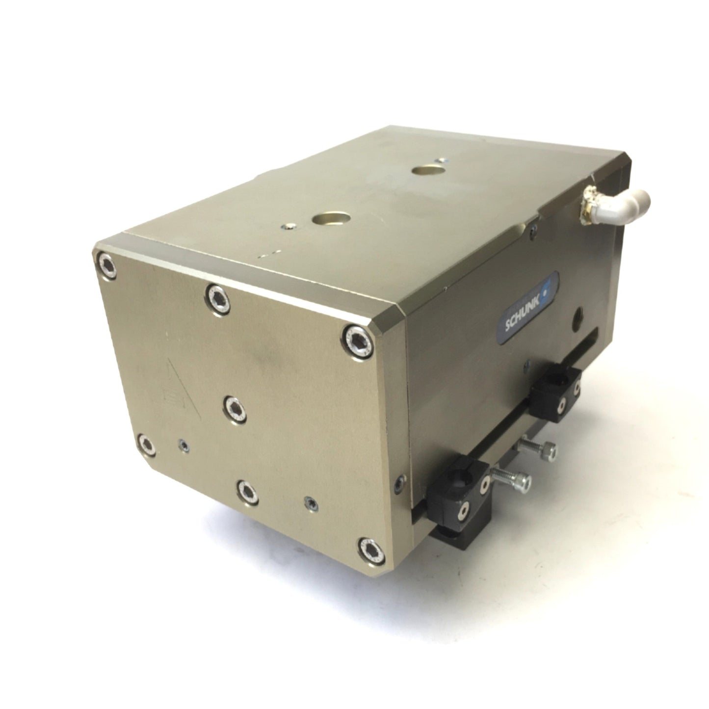 Used SCHUNK PFH 40-AS Parallel Gripper, 2-Jaw, 40mm Long Stroke, 87psi, 1540N Force